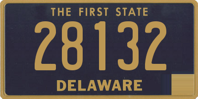 DE license plate 28132
