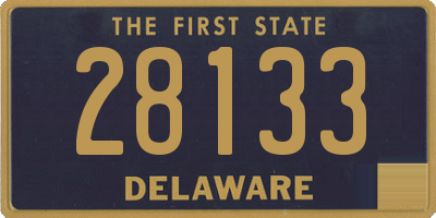 DE license plate 28133
