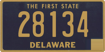 DE license plate 28134