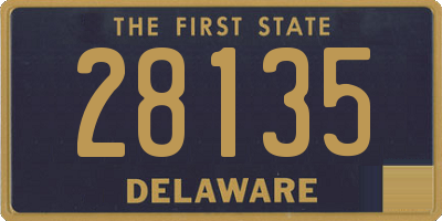 DE license plate 28135