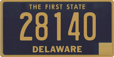 DE license plate 28140