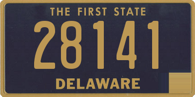 DE license plate 28141