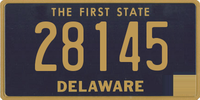 DE license plate 28145