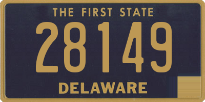 DE license plate 28149