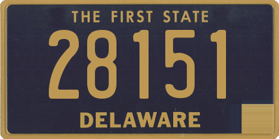 DE license plate 28151