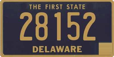 DE license plate 28152