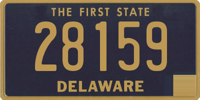 DE license plate 28159