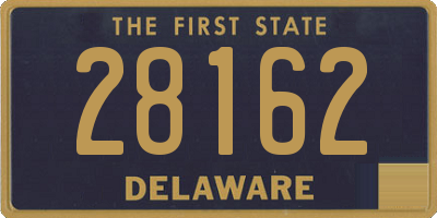 DE license plate 28162