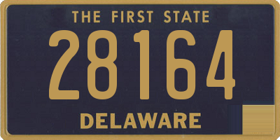 DE license plate 28164