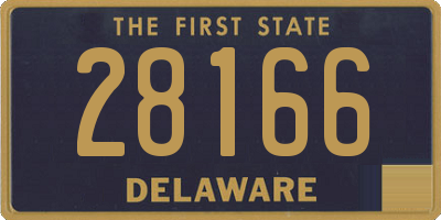 DE license plate 28166