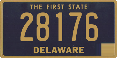 DE license plate 28176