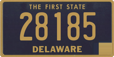 DE license plate 28185