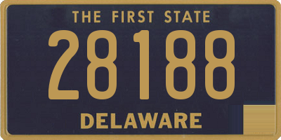 DE license plate 28188