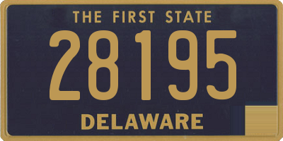 DE license plate 28195