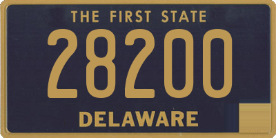 DE license plate 28200