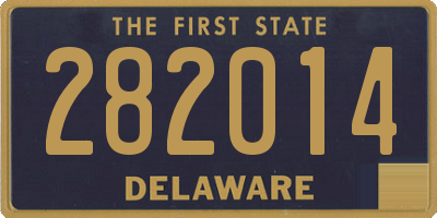 DE license plate 282014