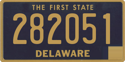 DE license plate 282051