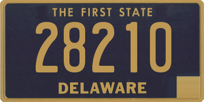 DE license plate 28210