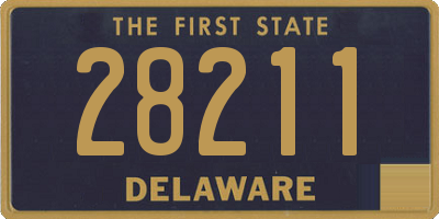 DE license plate 28211