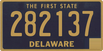 DE license plate 282137