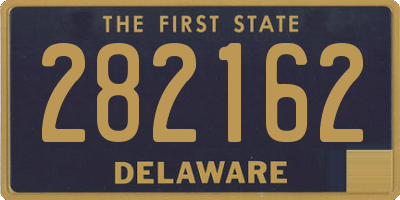 DE license plate 282162