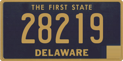 DE license plate 28219