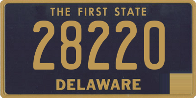 DE license plate 28220