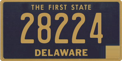 DE license plate 28224