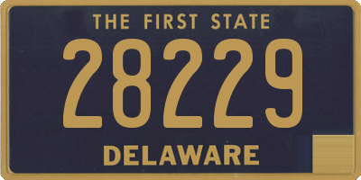 DE license plate 28229