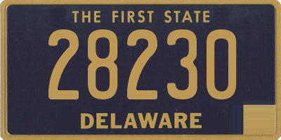 DE license plate 28230