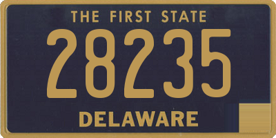 DE license plate 28235