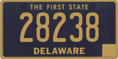 DE license plate 28238