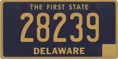 DE license plate 28239