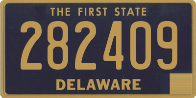DE license plate 282409
