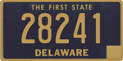 DE license plate 28241