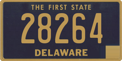 DE license plate 28264