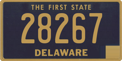 DE license plate 28267