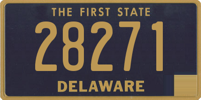 DE license plate 28271