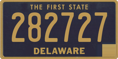 DE license plate 282727