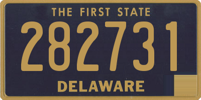 DE license plate 282731