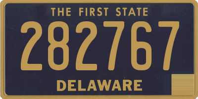 DE license plate 282767