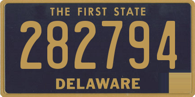 DE license plate 282794