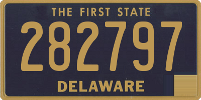 DE license plate 282797