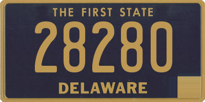 DE license plate 28280