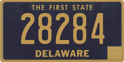 DE license plate 28284