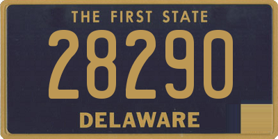 DE license plate 28290