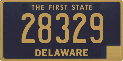 DE license plate 28329