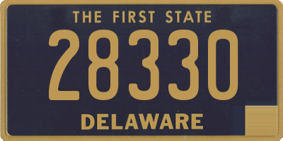 DE license plate 28330