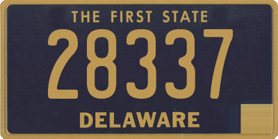 DE license plate 28337