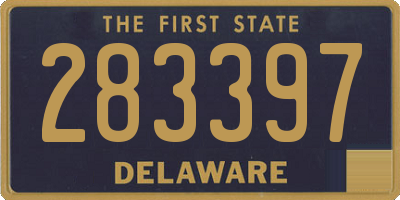 DE license plate 283397
